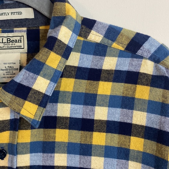 LL Bean Men’s Flannel Shirt - Picture 4 of 4
